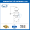 Khóa tay nắm cửa an ninh Bộ khóa cửa thương mại bằng thép không gỉ Các loại-DDLK001