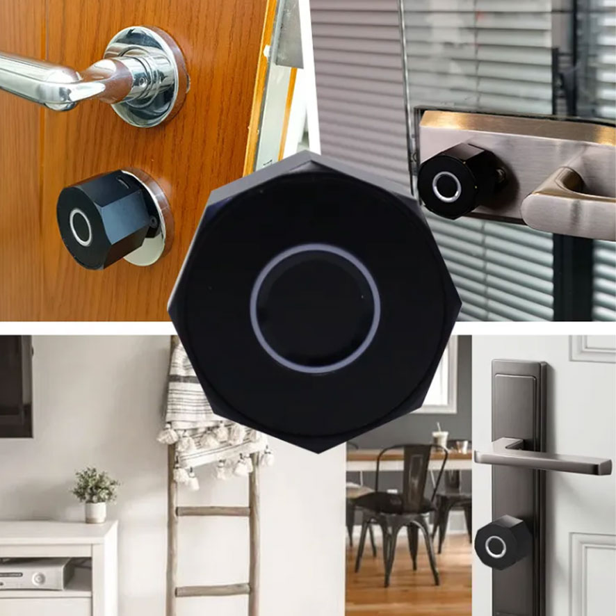 Ổ khóa Bluetooth vân tay thông minh xi lanh 70mm an toàn với APP-DDPL101