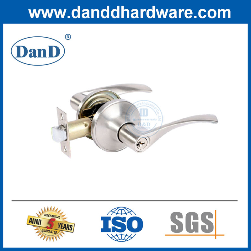 Khóa chốt hình ống an ninh Mục nhập Ổ khóa cửa trước Khóa tay cầm đòn bẩy-DDLK013