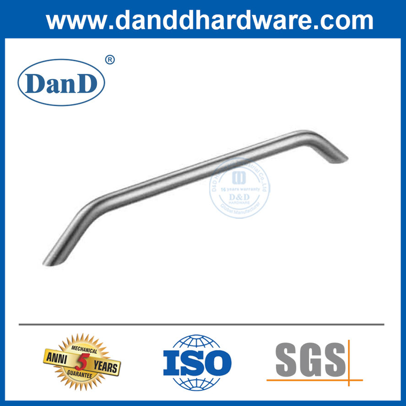 Tay nắm tủ bằng bạc Phần cứng bằng thép không gỉ Tay nắm tủ hiện đại-DDFH027