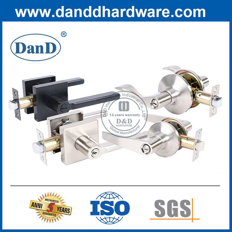 Khóa đòn bẩy đầu vào với các loại ổ khóa phần cứng cửa chốt chốt xi lanh đơn-DDLK026
