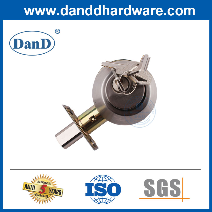 Cửa trước Khóa xi lanh đơn Chốt chết bằng thép không gỉ cho cửa-DDLK008