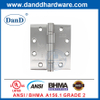 Bản lề cửa ngoài màu bạc ANSI/BHMA cấp 2 với xếp hạng chống cháy UL-DDSS001-ANSI-2-4.5x4x3.4