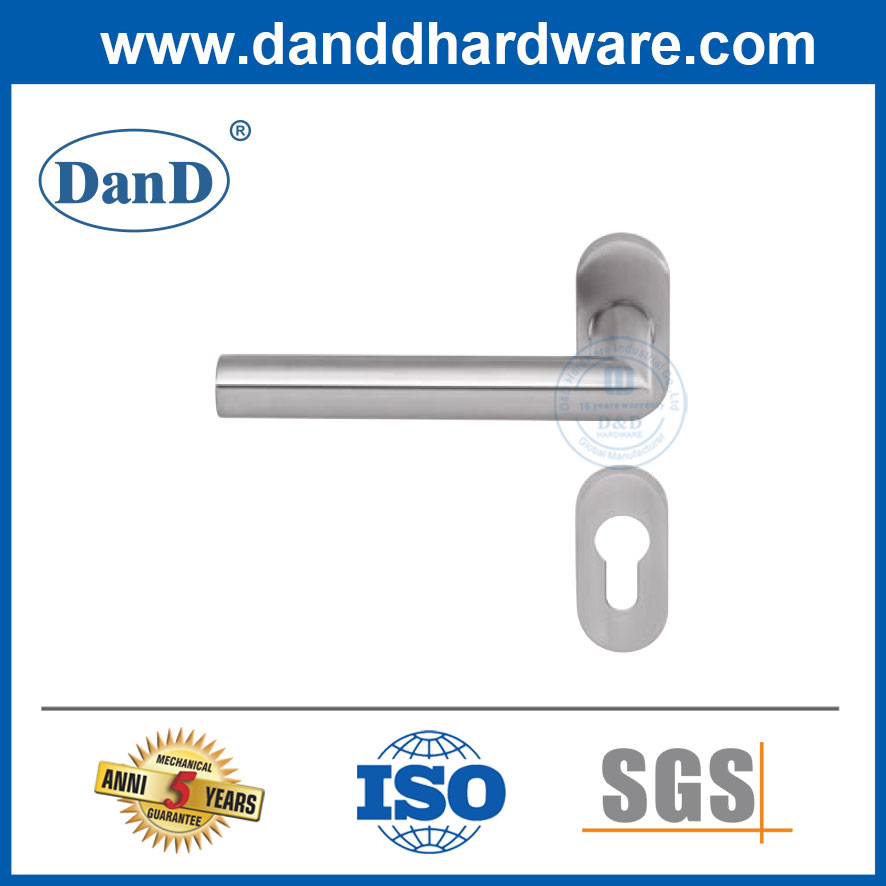 Khung cửa hẹp bằng thép không gỉ Ban công Khóa cửa phòng tắm Handle-DDNH003
