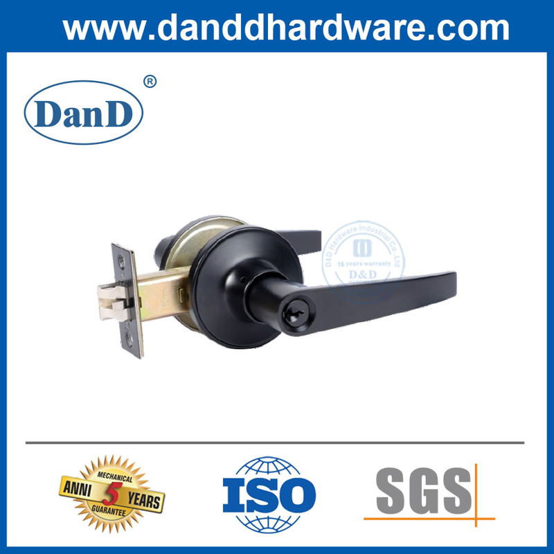 Trang chủ Ổ khóa Khóa đòn bẩy hình ống màu đen Khóa ngoài cửa-DDLK023