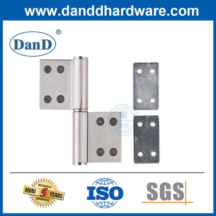 Tấm gia cố bằng thép cửa kim loại cho bản lề cờ-DDHR002