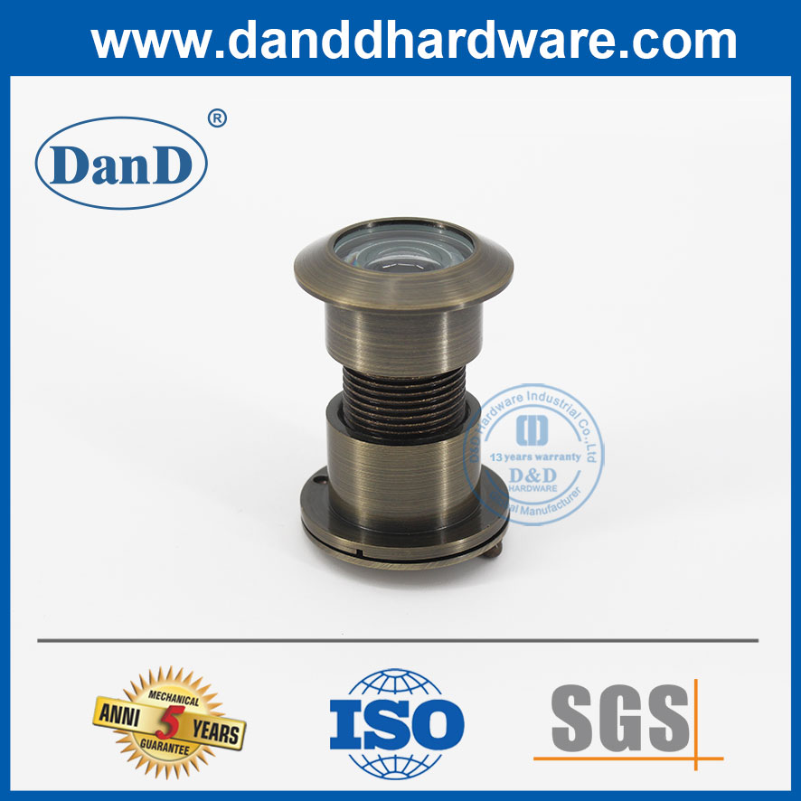Lỗ nhìn trộm bằng đồng cổ 200 độ cho căn hộ-DDDV003