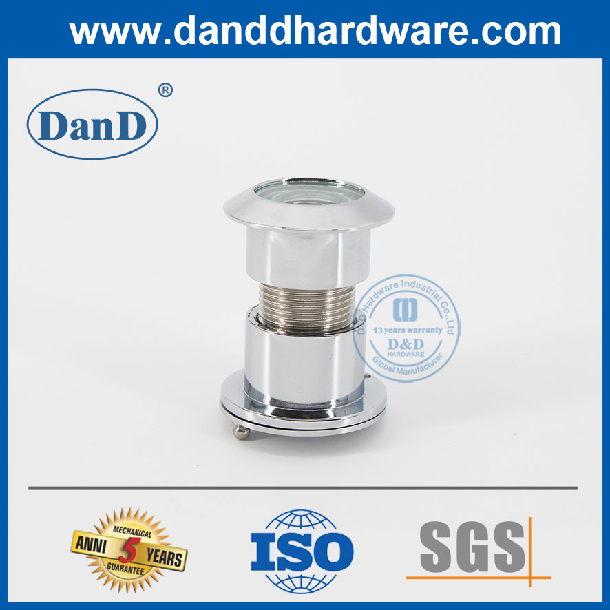 Thiết bị xem lỗ mắt có góc nhìn lớn bằng Chrome được đánh bóng cho Cửa chính-DDDV003