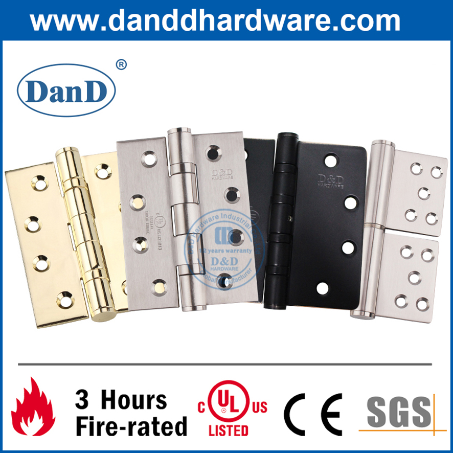 Bản lề chống cháy CE UL ANSI Bản lề cửa trước bằng thép không gỉ