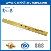 Loại hộp bảo mật cửa bằng đồng thau Satin 8 inch Loại bu lông xả cho cửa đôi-DDDB008
