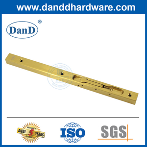 Loại hộp bảo mật cửa bằng đồng thau Satin 8 inch Loại bu lông xả cho cửa đôi-DDDB008
