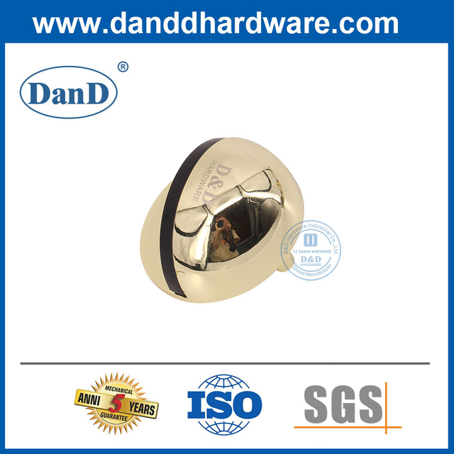 Chặn cửa gắn sàn Ba Lan Đồng thau kẽm Hợp kim chặn cửa gỗ-DDDS004