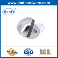 Hợp kim kẽm Satin Chrome Half Moon Doorstoppers Chặn cửa bên ngoài-DDDS005