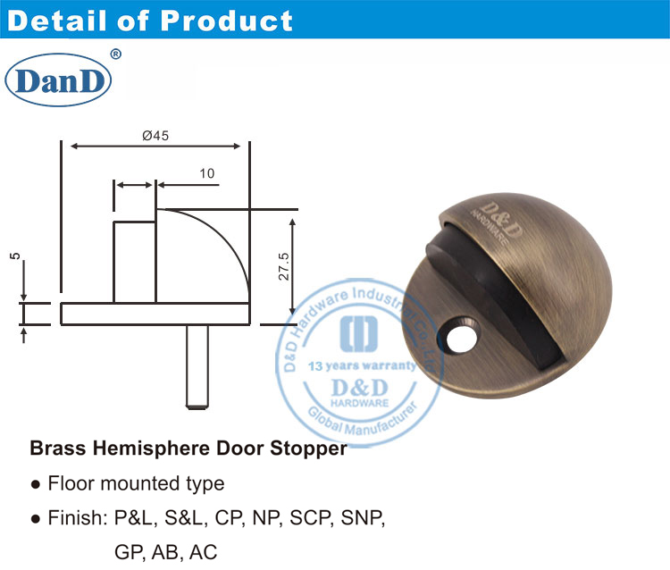 chặn cửa phần cứng