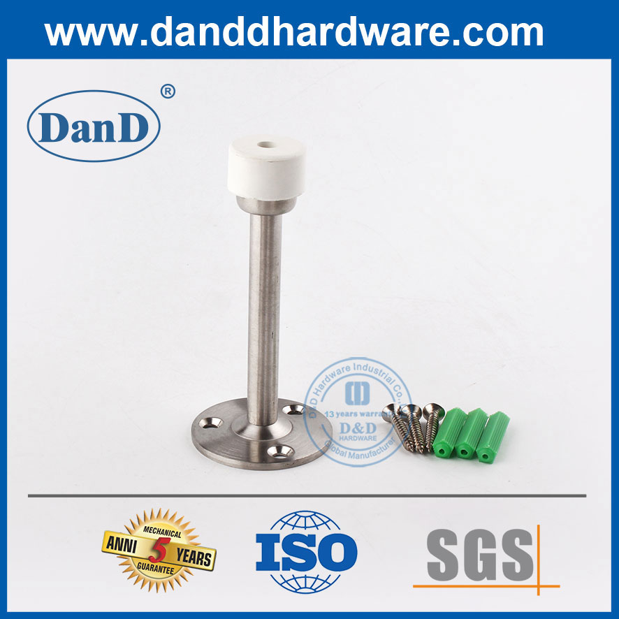Chặn cửa màu trắng chất lượng cao Thép không gỉ Chặn cửa nội thất tốt nhất-DDDS018