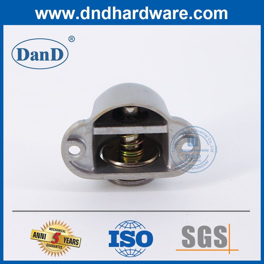 Chặn cửa gắn trên sàn bằng thép không gỉ Nút chặn cửa từ tính dễ thương Holder-DDDS031