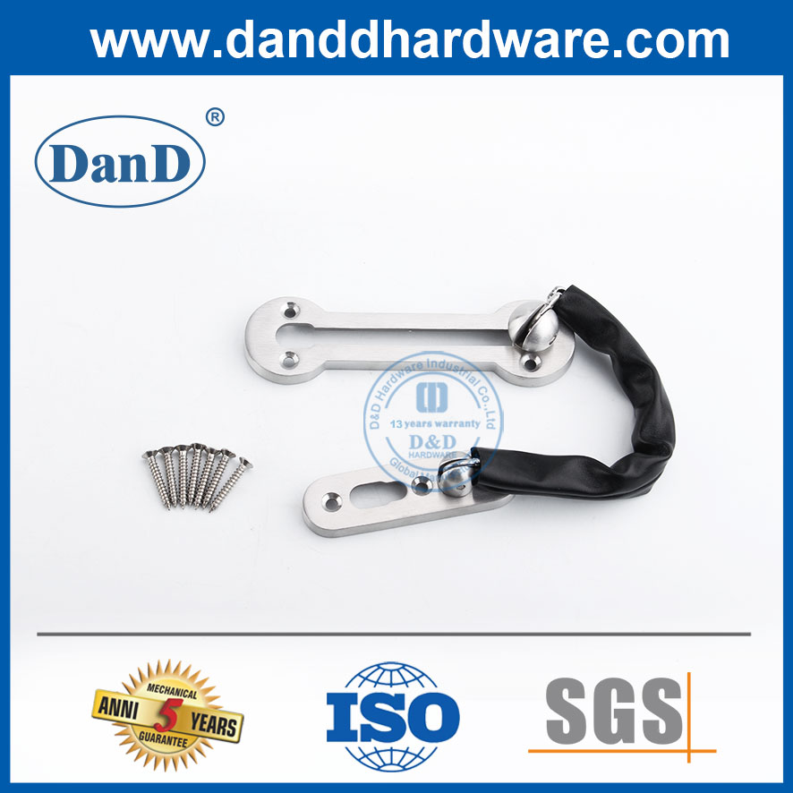 Chuỗi an ninh cửa Khóa xích thép không gỉ cho cửa trước-DDG003