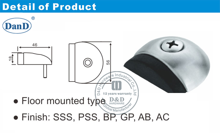 Phần cứng chặn cửa tầng-D và D