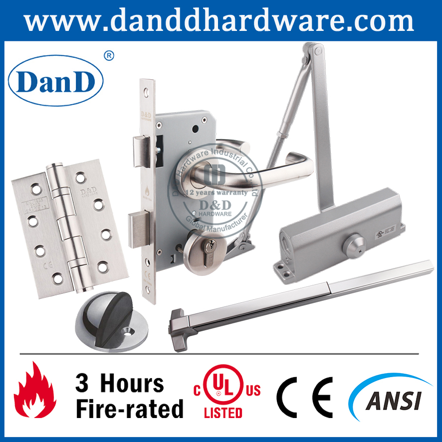 Bản lề cửa bên trong phòng chống cháy SS304 CE Châu Âu cấp 13 -DDSS001-CE -4x3.5x3