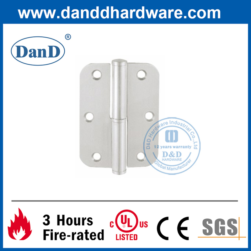 SS201 Bản lề cửa lắp tròn nâng hạ cho cửa thép- DDSS020