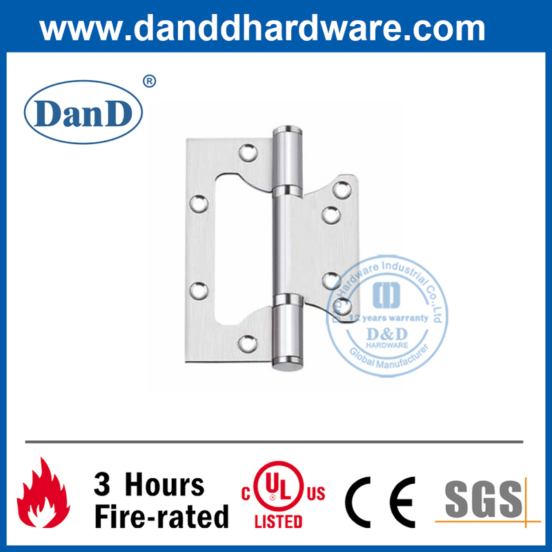 Bản lề phẳng bằng thép không gỉ 201 cho cửa gỗ-DDSS026