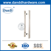 Tay nắm cửa kính hai mặt hình chữ T vuông 304-DDPH016