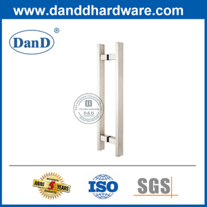 Tay nắm cửa kính hai mặt hình chữ T vuông 304-DDPH016