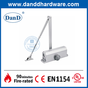 Máy đóng cửa thủy lực lò xo nhôm 180 độ yên tĩnh-DDDC003