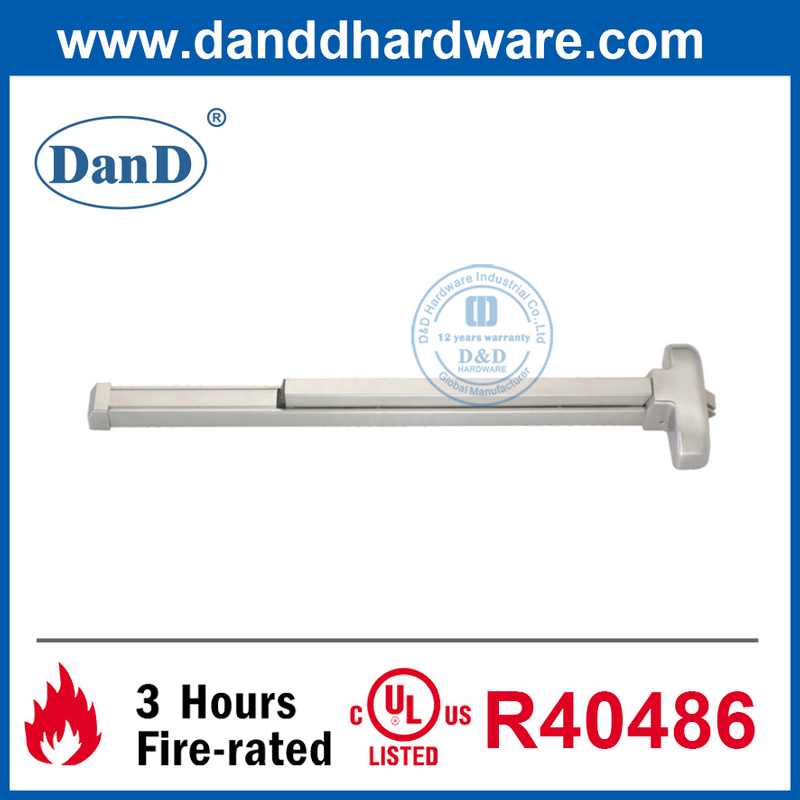 Phần cứng thoát hiểm bằng thép không gỉ 304 Thanh đẩy cửa thương mại-DDPD001