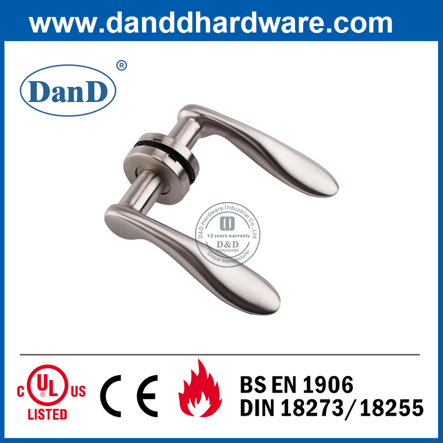 Tay nắm cửa hình đòn bẩy rắn SS304 hiện đại cho cửa nội thất-DDSH025