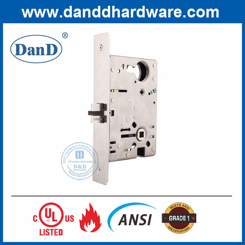 Khóa cửa riêng tư có chốt chốt SUS304 ANSI cấp 1 với Thumbuturn-DDAL022