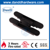 Hợp kim kẽm đen Điều chỉnh 3D Bản lề cửa kim loại ẩn-DDCH008-G40