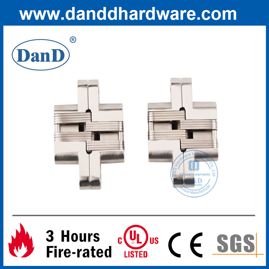 Bản lề giấu an toàn bằng hợp kim kẽm cho cửa đôi ngoài trời -DDCH007-G5