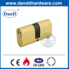 Euro Brass Mortice Lock Security Hình bầu dục đôi xi lanh-DDLC008