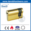 Chìa khóa chốt đêm bằng đồng thau nguyên khối Euro nửa xi lanh-DDLC010