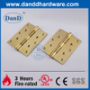 Bản lề cửa công nghiệp vuông đặc biệt bằng thép không gỉ 316 Satin Brass-DDSS011B-5X4X3