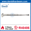 Khóa thanh đẩy hoảng loạn bằng thép không gỉ UL được liệt kê R40486 Thanh đẩy cửa thoát hiểm-DDPD004