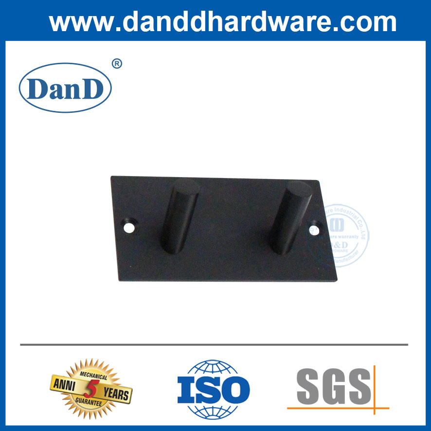 Móc treo tường phòng tắm màu bạc vàng Matte Black Coat Hooks Móc áo hiện đại-DDTC016