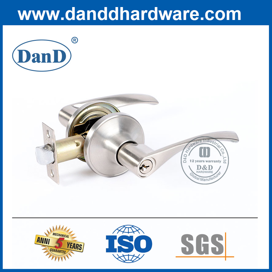 Hợp kim kẽm Tay cầm đòn bẩy bạc Chức năng bảo mật Lockset-DDLK017
