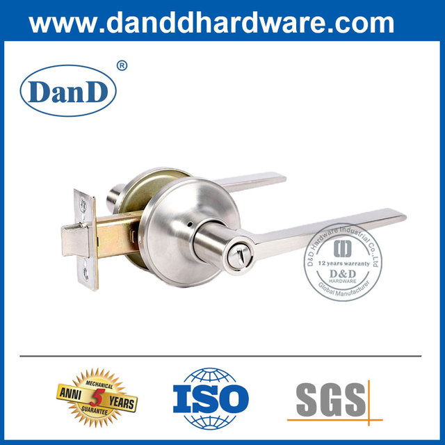 Khóa đòn bẩy cửa phòng tắm bằng hợp kim kẽm-DDLK014