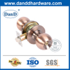 Tay nắm cửa bên trong bằng hợp kim kẽm đồng cổ có khóa-DDLK046