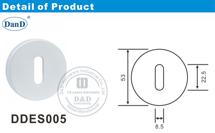 Phần cứng Rosette Escutcheon-D và D