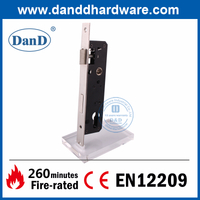 SUS304 Cửa ra vào thân màu đen Khóa Stile hẹp-DDML021-3085