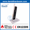 Khóa kho lưu trữ chốt cửa hẹp màu đen SS304-DDML023-2585