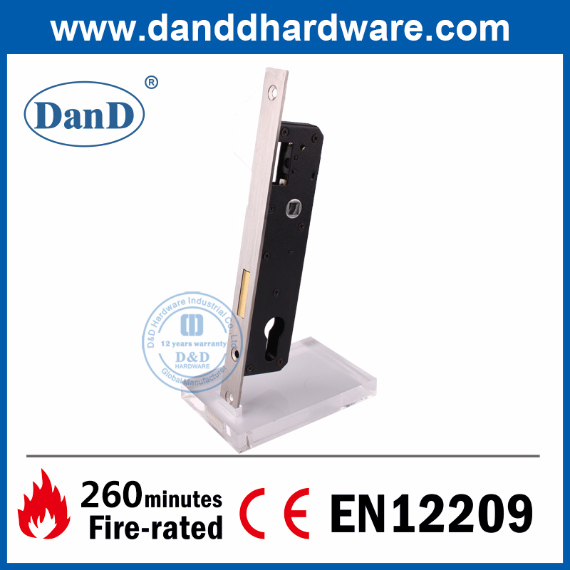 Khóa kho lưu trữ chốt cửa hẹp màu đen SS304-DDML023-2585