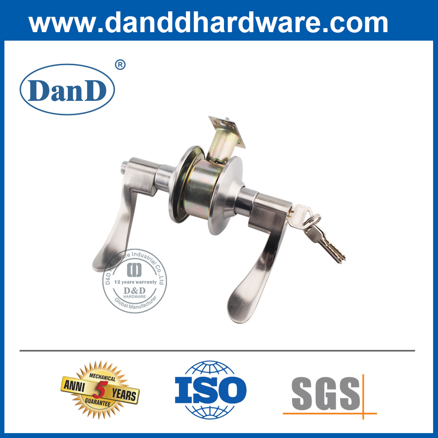 Núm đòn bẩy khóa đôi bằng hợp kim kẽm tốt nhất cho cửa bên trong-DDLK005