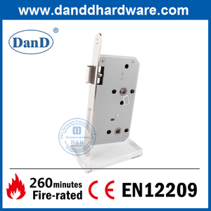 Khóa mộng Forend tròn được xếp hạng chống cháy CE cho cửa phòng tắm-DDML012-6078