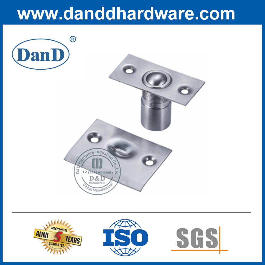 Chốt cửa loại bóng có thể điều chỉnh bằng đồng thau cho cửa phòng ngủ-DDBC002