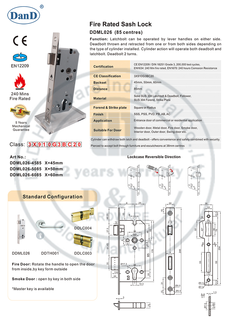 Kh&oacute;a cửa ngo&agrave;i-Phần cứng D v&agrave; D