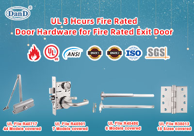 Phần cứng cửa được liệt kê của UL